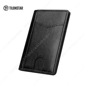 Porte-cartes en cuir pour homme TILONSTAR TVW100, design mini avec rainure pour le pouce, fin et élégant, pour cartes d'identité et de visite - Product Image 3