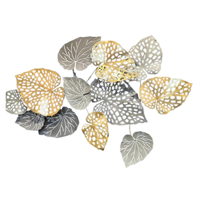 Arte de Pared de Metal con Flores Estilo Nórdico Hecho a Mano, Decoración Botánica de Pared Grande, Vertical y Rectangular, Enmarcada en Hierro, para Hogar y Jardín - Product Image 6