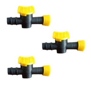 Conector Recto de Riego por Goteo en Línea de 16 mm con Grifo para Tuberías de Invernadero y Granja - Product Image 4
