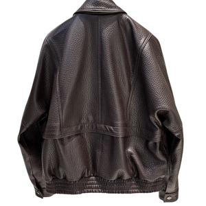 Genuine <b>Leather</b> Casual Custom Genuine <b>Leather</b> <b>Jacket</b> With Hood Stylish Look Stylish Fashion <b>Leather</b> <b>Jackets</b> - Product Image 4