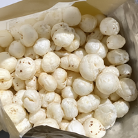 Nueces de Makhana (Foxnuts) Indias HP Valia 100% Premium, 12-18mm, Secas, de Grado Alimenticio, Libres de Residuos de Pesticidas, Ricas en Fibra y Proteína, Ideales para Snacks