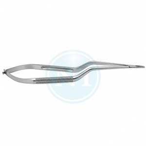 Portaagujas de Bayoneta de Acero Inoxidable, Cuerpo Redondo, Mandíbulas Delicadas de 1 mm - Product Image 2