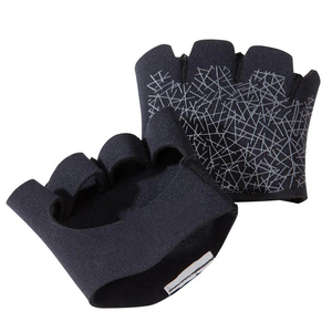 Guantes Deportivos Profesionales Unisex de Medio Dedo, Rojos y Negros, de Malla y Cuero PU, con Correa Ajustable para la Muñeca, para Gimnasio, Levantamiento de Pesas y Ciclismo - Product Image 6