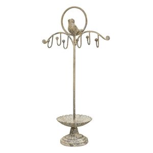 Support à bijoux en fil métallique plaqué or nordique, qualité assurée, style classique, base en marbre naturel, support décoratif pour la maison - Product Image 4