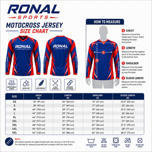 เสื้อเจอร์ซีย์มอเตอร์ไซค์คุณภาพสูงยอดนิยมสำหรับนักขี่มอเตอร์ไซค์ MTB MX BMX ดาวน์ฮิลล์ โมโตครอส เสื้อยืดขี่มอเตอร์ไซค์ มีทุกขนาดที่ดีที่สุด - Product Image 6