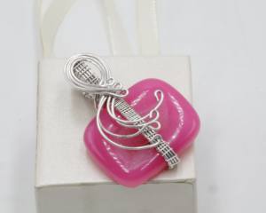 จี้หินดรูซี่ธรรมชาติ AAA+++ ประดับด้วยลวดทองแดง งานแฮนด์เมด เครื่องประดับคริสตัล ฟรีไซส์ สไตล์โบโฮ จี้หินดรูซี่ - Product Image 3