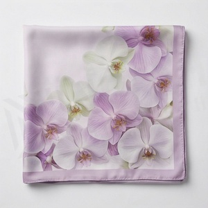 Women Floral <b>Chiffon</b> Hijab Digital Print Breathable Daily Wear Middle East Ethnic <b>Scarf</b> Shawl - Product Image 3