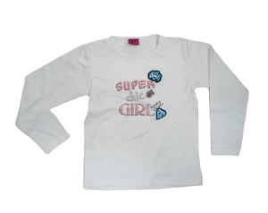 2026 moda niñas camiseta impresa algodón OEM Spandex Casual verano niños Camisetas manga larga cuello redondo dibujos animados imagen Technics - Product Image 1