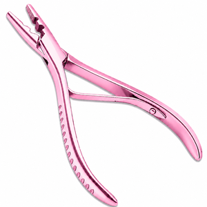 Pinzas Profesionales de Acero Inoxidable para Extensiones de Cabello, para Instalación y Extracción de Anillas Micro - Product Image 1