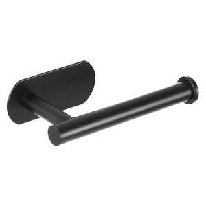 Self Adhesive Toilet Paper Holder Matte Black Silver Gold Stainless Steel Wall Mount Bathroom Tissue <b>Roll</b> <b>Rack</b> Accessories - Product Image 2