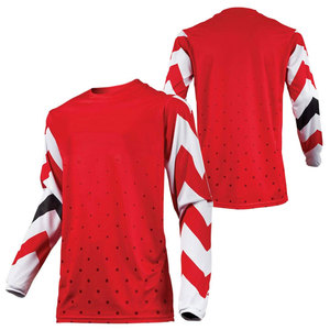 Jersey y Pantalones de Motocross Personalizados de Manga Larga, Transpirables, que Absorben la Humedad, con Estampado Gráfico Sublimado, Camisetas de Ciclismo de Montaña BMX - Product Image 3