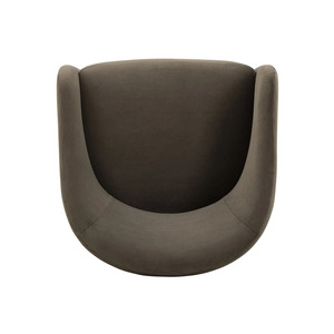Modern Upholstered Dining <b>Chair</b> Tufted Armchair Indoor Side <b>Chair</b> <b>Brown</b> Lounge Seating - Product Image 6
