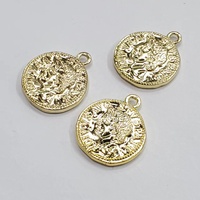 Breloques ethniques de style pièce d'or de boucle décorative