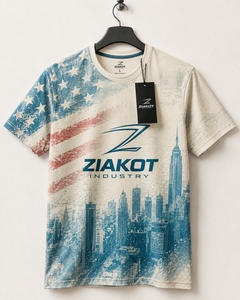เสื้อยืด ZIAKOT รุ่นใหม่ ออกแบบเองได้ สีดำ-ขาว-เขียวอมฟ้า สำหรับผู้ชาย เน้นประสิทธิภาพการเล่น - Product Image 6