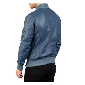 Chaquetas de Cuero para Hombre, Nueva Llegada, OEM, Alta Calidad, Cuero de Oveja Original, Talla Personalizada - Product Image 4