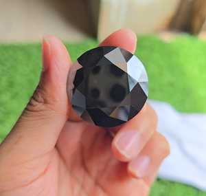 เพชรโมอิสซาไนต์ทรงกลมสีดำ 100 กะรัต สำหรับทำเครื่องประดับ - Product Image 3