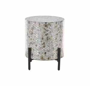 Mesa de Centro/Consola Moderna Hecha a Mano con Incrustaciones de Hueso y Concha, Duradera, de Lujo, Decoración para el Hogar, Regalo de Boda, Muebles de Diseño Personalizado - Product Image 6