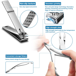 2026 New Arrival Professional Stainless Steel Manicure and Pedicure Set Stainless Steel Nail Care Cuticle Clipper Tool Set - Product Image 2
