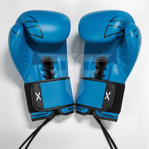 Guantes de Boxeo de Cuero de Buena Calidad con Logotipo Personalizado, Cierre de Gancho y Bucle, Transpirables, Talla Grande, para Adultos - Product Image 1