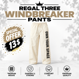 Pantalones Cortavientos de Nailon para Hombre, Corte Holgado Informal, con Cordón Ajustable en la Cintura, Pantalones Cortavientos Impermeables, Ligeros, Estampados - Product Image 1