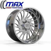 Jantes forgées 24x14 26x14 30x16 30 pouces 8x170 8x180 pour Ford F250 F350 pour GMC Sierra 2500HD 3500HD Jantes de camion personnalisées à déport profond
