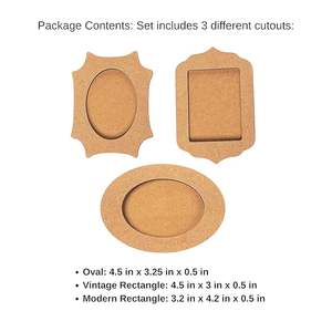 Marco de fotos de madera de buena calidad, muy vendido, con estante multi-marco y cuatro marcos de fotos de MDF para decoración del hogar. - Product Image 4