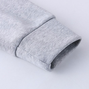 Sweat-shirt à capuche gris pour homme, coupe classique, en coton French Terry, pull décontracté avec poche, vêtements d'automne, sweats à capuche boxy pour homme - Product Image 2