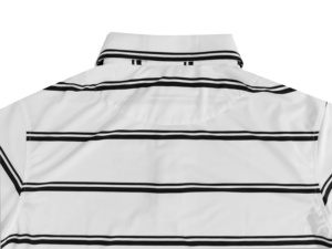 Diseño personalizado, patrón sólido, servicio OEM, 100% poliéster, ajuste cómodo, transpirable, tejido de punto, ropa informal, polos regulares para hombre. - Product Image 4