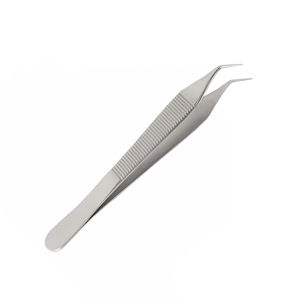 Pinzas Adson Quirúrgicas Curvas Dentadas de Precisión, Agarre Manual, Acero Inoxidable de Alta Calidad, Certificación CE, Venta al por Mayor - Product Image 2