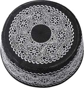 Gorros Islámicos Personalizados con Bordado Musulmán, Topi Árabe Turco Estampado, Taqiyah para Oraciones Musulmanas, Gorras de Namaz, Sombrero de Ramadán para Mezquita - Product Image 4