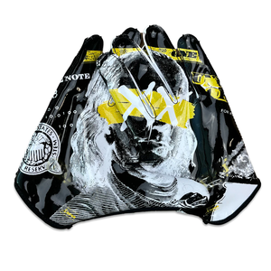7v7 Silicon gel Gloves High Quality Custom flag American Football Receiver Gloves Durable Anti Slip Grip Youth Adult rubber logo - Product Image 1