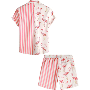 Conjunto de Camiseta y Pantalones Cortos de Verano para Hombre, Casual, Transpirable, Tejido Sólido de Alta Calidad, 100% Poliéster, Personalizable, Fácil de Lavar - Product Image 6