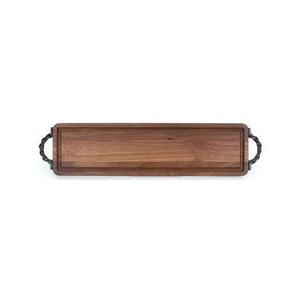 Plateau de service en bois naturel fait main, tendance et de qualité supérieure, idéal pour servir les aliments, plateau en bois de manguier pour la maison, le bureau et la cuisine - Product Image 4