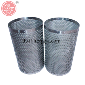 Maille en acier inoxydable 304 316, maille métallique soudée sur mesure, filtre perforé industriel, cartouche filtrante - Product Image 5