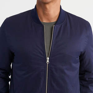 Chaqueta Bomber de Último Diseño para Hombre, Invierno, Lona de Alta Calidad, Cuello Alto, Logotipo Frontal, Transpirable, Personalizable OEM - Product Image 3