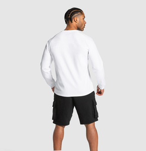 Camiseta Personalizada al por Mayor con Logotipo, Camiseta de Hombre de Alta Calidad, 100% Algodón, Manga Larga - Product Image 4