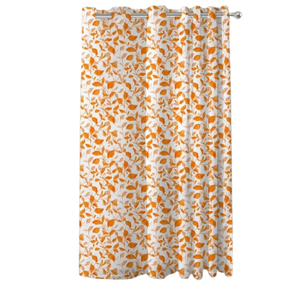 Cortina de Ducha de Doble Capa sin Ganchos, con Estampado Floral, Forro Impermeable Encajable, Fabricante OEM - Product Image 3