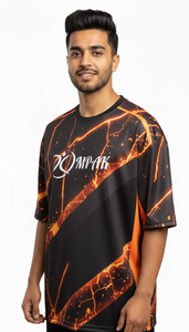 Camiseta Sublimada de Moda Urbana para Hombre, Talla Grande, Corte Regular, Poliéster/Algodón, Transpirable y Ecológica - Product Image 5