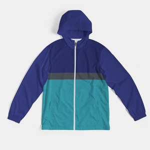 <b>Men's</b> Hooded <b>Waterproof</b> Sporty <b>Jacket</b> Neon Green Polyester Zipper Closure Spring Outdoor Wear - Product Image 5