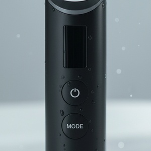 เครื่องนวดหน้า AGE-R BOOSTER PRO BLACK แบบพกพา กันน้ำ ผลิตจากซิลิโคนและพลาสติก อุปกรณ์ดูแลผิวสไตล์เกาหลี K-Beauty OEM - Product Image 2