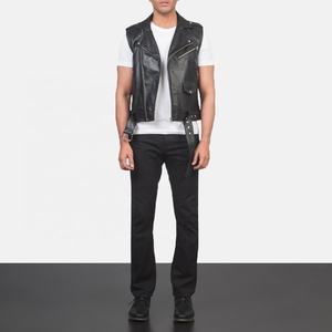 แจ็คเก็ตหนังแกะแท้สำหรับผู้ชายสินค้าใหม่ - Product Image 4