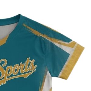 Unisex Teal Gold Sublimated Lacrosse Jersey Lightweight <b>Polyester</b> Reversible Athletic <b>Shirt</b> Sports Uniform Team Apparel - Product Image 4
