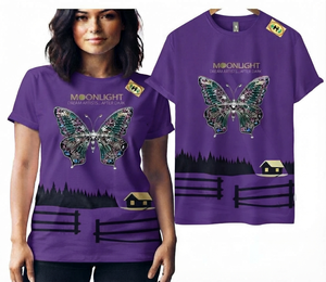 T-shirt décontracté d'été surdimensionné pour femme Starlit Apparels 2026, 100 % coton, couleur unie, logo personnalisé, broderie vintage, tie-dye - Product Image 2