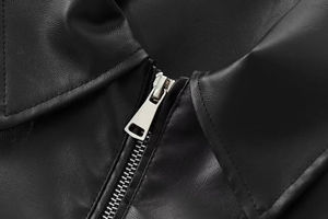 Chaqueta Bomber Unisex de Cuero Genuino 100%, Roja, Manga Larga, con Logotipo Frontal, Impermeable y Resistente al Viento, Nueva Llegada - Product Image 6