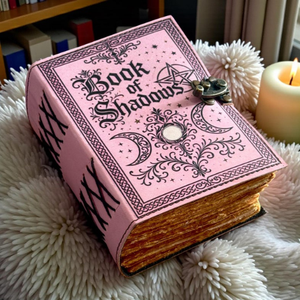 Diario de Piedra Grande Hecho a Mano, Libro de las Sombras |   Diario de Cuero Grimoire |   Cuaderno de Papel con Borde Irregular para Hechicería |   Regalo Espiritual - Product Image 5