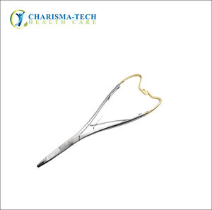ที่จับเข็มผ่าตัด CHARISMATECH Premium TC Mathieu ผลิตจากเหล็กกล้าไร้สนิมเกรดผ่าตัด พร้อมปากจับทังสเตนคาร์ไบด์ - ด้ามจับสีทอง สำหรับเย็บแผล - Product Image 3