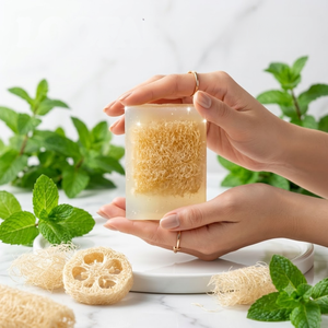 Savon solide à la menthe Sinh Duoc Loofah pour adultes, savon pour les mains - Product Image 3