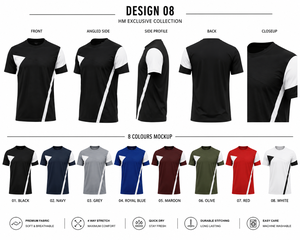 เสื้อยืดโพลีเอสเตอร์คุณภาพส่งออกสำหรับฤดูร้อน สีสันตามสั่ง ดีไซน์ใหม่ สไตล์สปอร์ต แห้งเร็ว ขายในราคาถูก - Product Image 6
