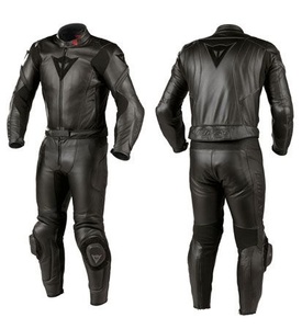 Men's Leather Motorbike Suit-Windproof Flame-Retardant UV Protection Plus Size One-Piece Design for Summer/Winter All - Product Image 1