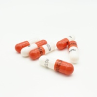 Capsules vides de taille personnalisée 000 00el 0 1 2 3 4 5, coques rigides Halal sans TiO, avec logo imprimé, pour compléments alimentaires et médicaments